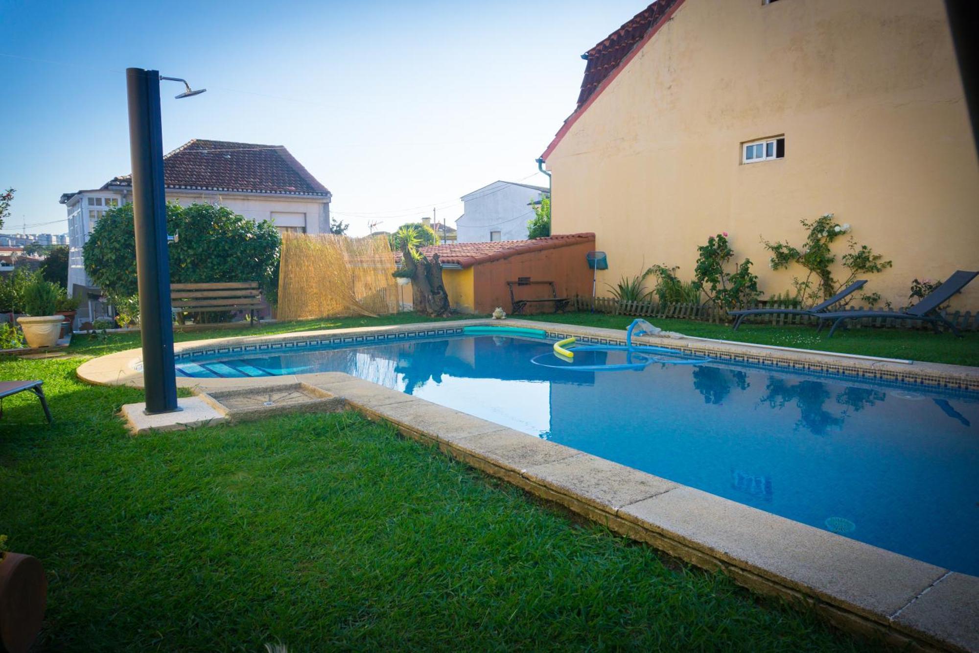 Ferienwohnung Apartamento Con Piscina Privada Vigo Exterior foto